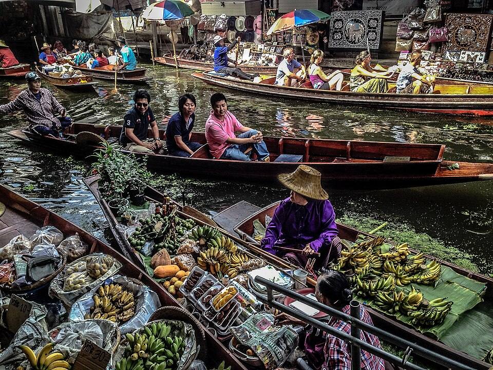Schwimmender Markt Damnoen Saduak